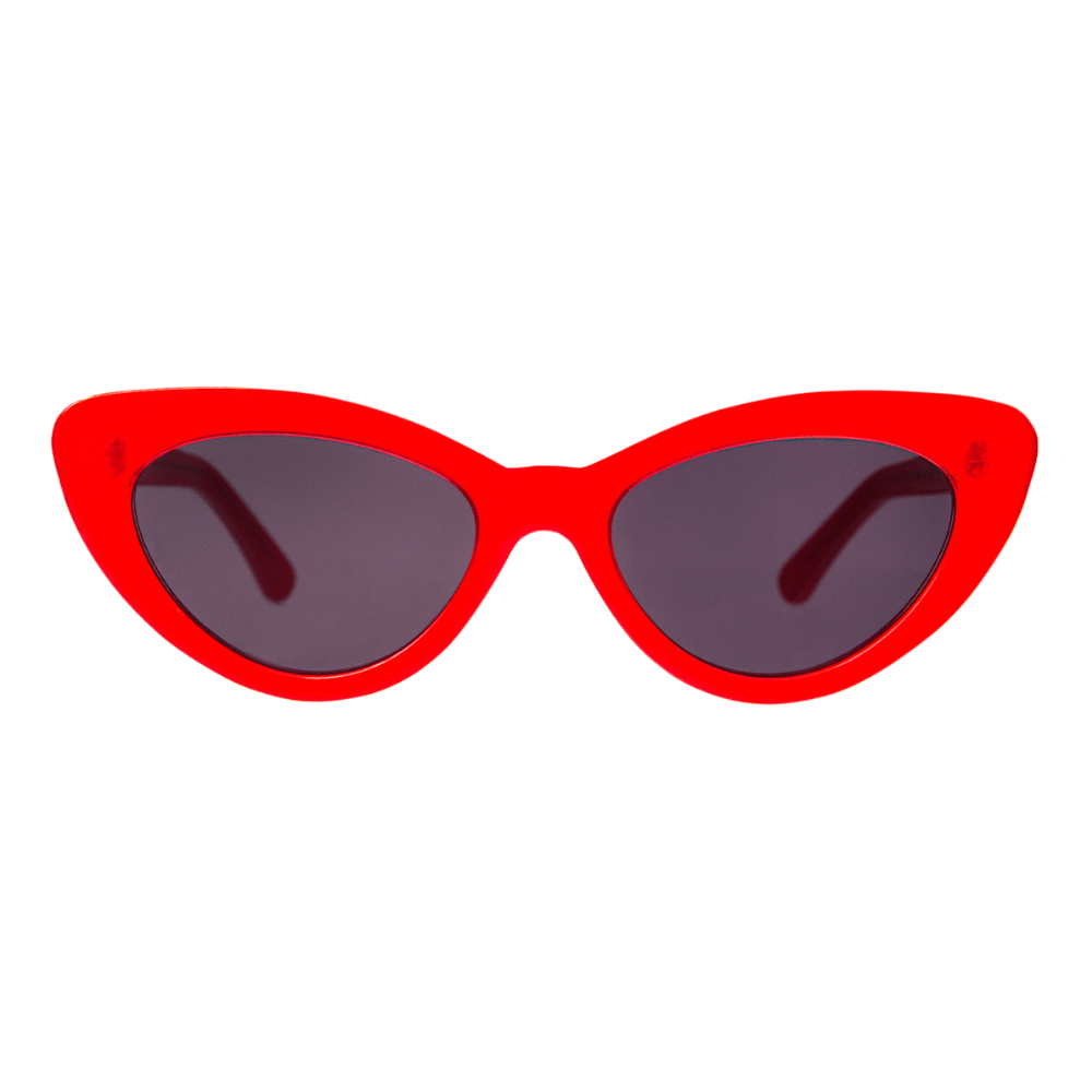 oculos de sol gatinho vermelho