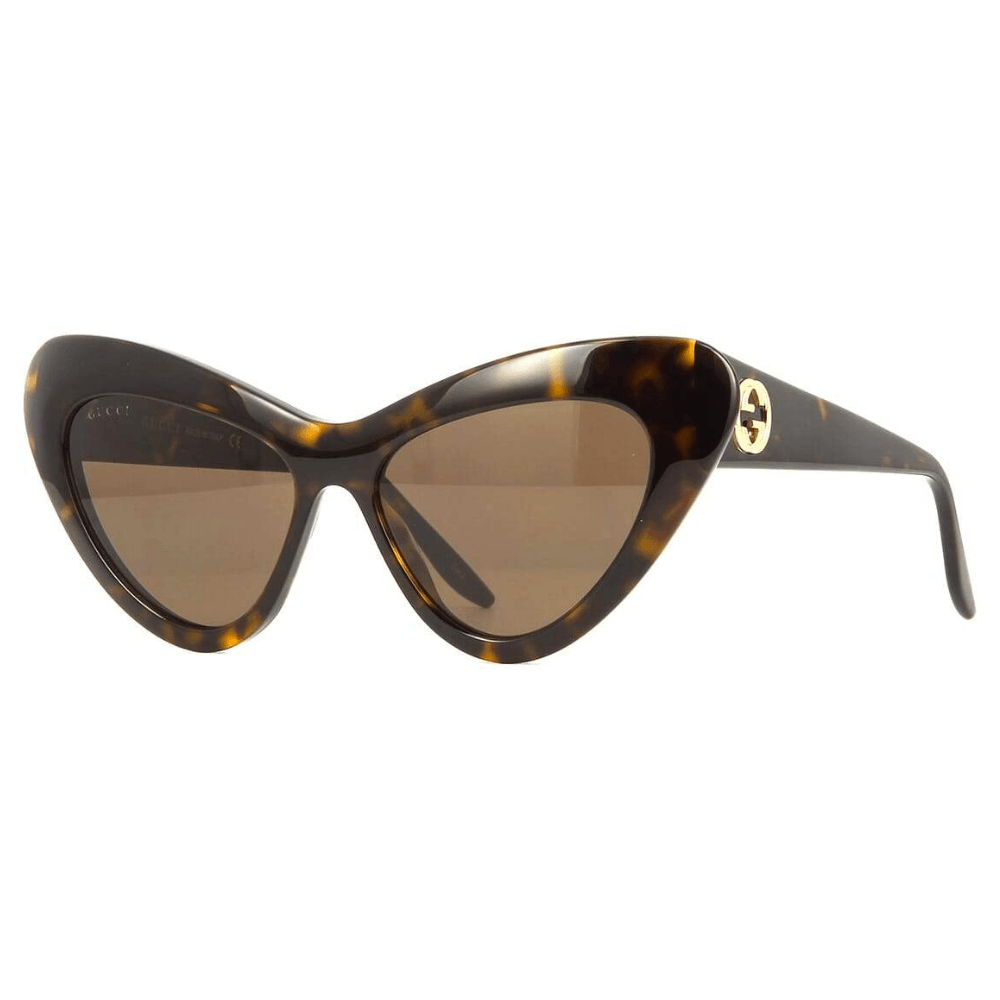 Oculos-de-Sol-Gatinho-Marrom-Gucci-0895-S-002