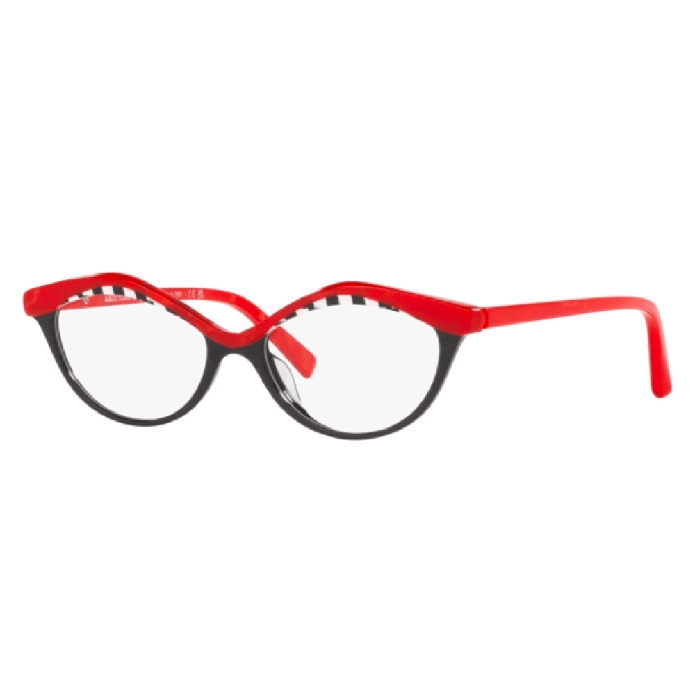Oculos-de-Grau--Feminino-Preto-e-Vermelho-Gatinho-Alain-Mikli-3155-003