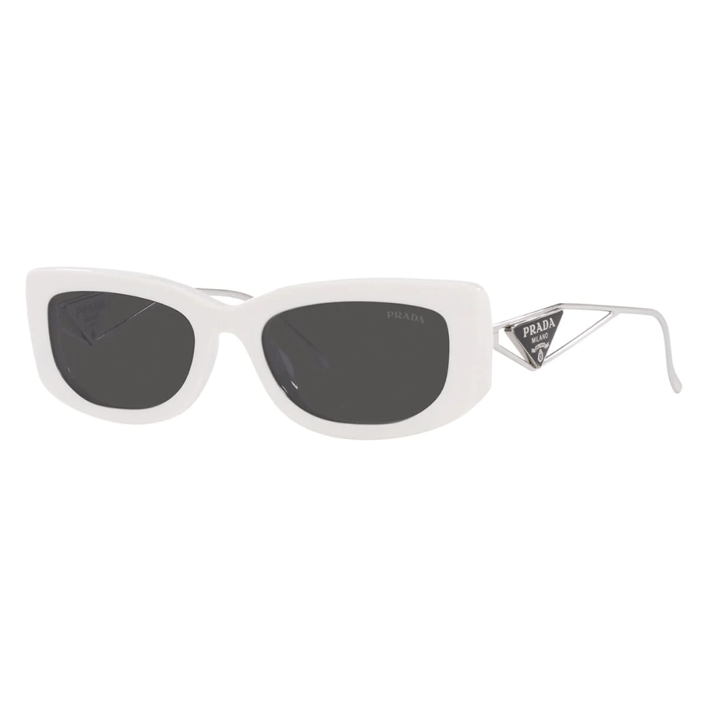 Oculos-de-Sol-Retangular-Branco-Prada-14-Y-142-5S0